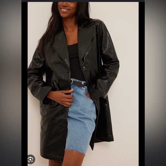 NAKD Pu Croco Jacket - Picture 2 of 11